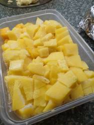 pic of diced mango