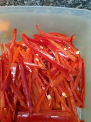 pic of sliced chillies